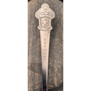Rolex Bucherer Lucerne 4.5” Vintage Souvenir Spoon – Swiss Collectible